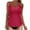 Red#4, variant on pstuiky Swim Suits for Women, Women Sleeveless Solid Push Up Padded Swimsuit Set with Bikini Top and Bottoms No Wire Swimwear for Summer Beach Pool Party Women Swimsuits Army Green S