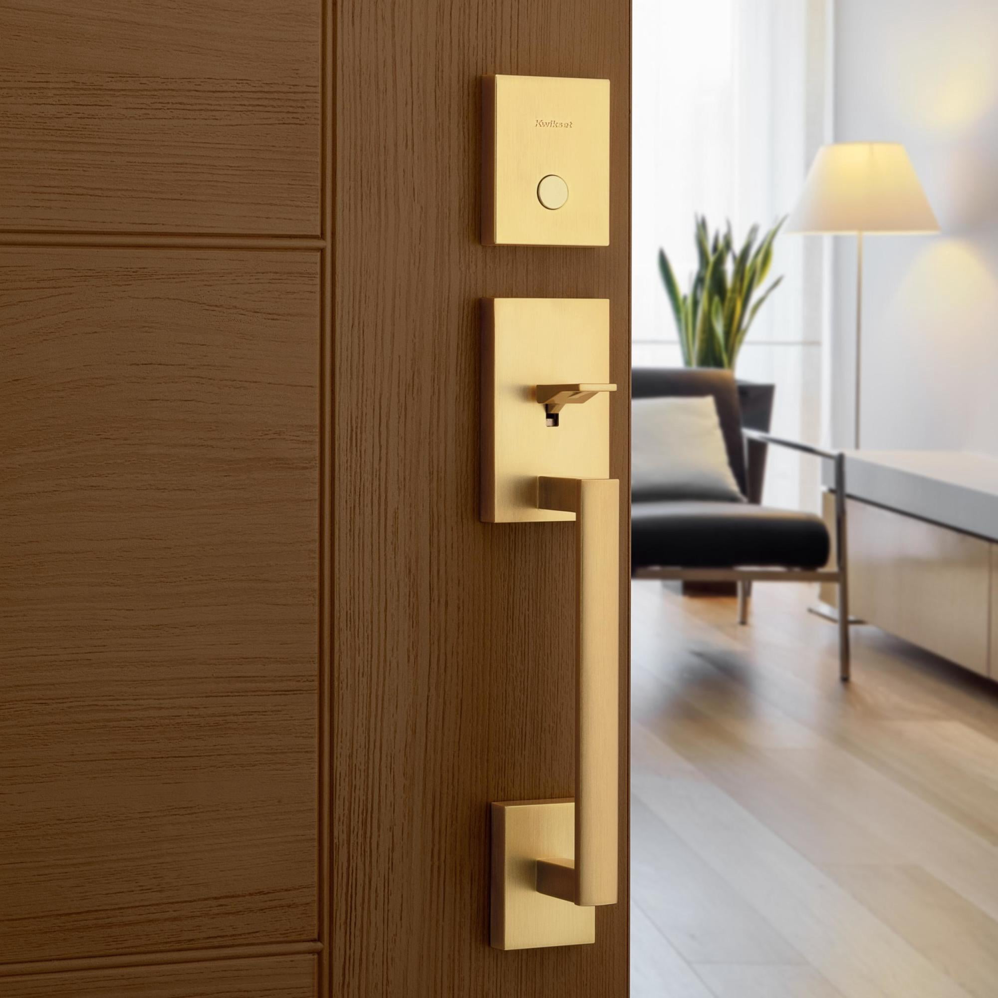 Kwikset 819SCELIP-11P San Clemente Handleset in Venetian Bronze
