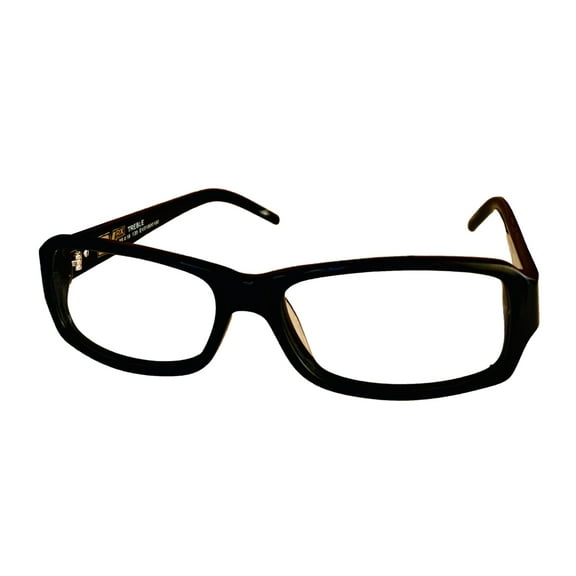 Electric Ophthalmic Eyeglass Rectangle Plastic Treble Gloss Black 55mm