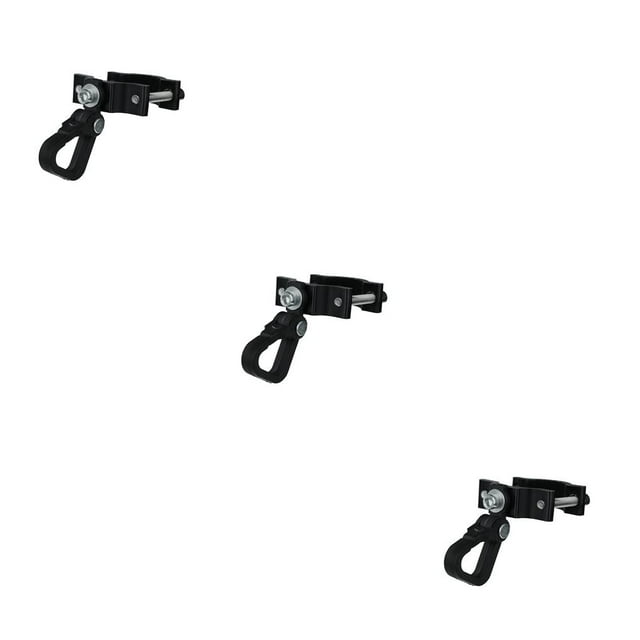 pitrice Storage Hook Hanging Rack Scooter Front Organizer Hanger Bag Storage Holder Black A 3Set