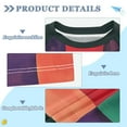 thumbnail image 2 of FORMRS Boys Rash Guard with Short Sleeves UPF 50+ Swim Shirts Sizes 3-12T, Red and Purple Plaid Pattern, 2 of 6