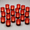 Red-12, variant on Green 24 Count Glass Votive Candle Holders Ginkgo Leaf Party Decor