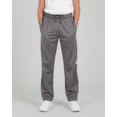 thumbnail image 3 of Real Essentials 3 Pack: Boys' Tricot Open Bottom Sweatpants - Athletic Running Pants with Pockets for Kids Teens Youth, 3 of 4