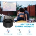 thumbnail image 2 of Mosquito Repellent Outdoor Patio, Bug Repellent Outdoor Electronic Rechargeable Mosquito Repeller, Adapter and 2 Plant-Based Refills Included (Black), 2 of 7
