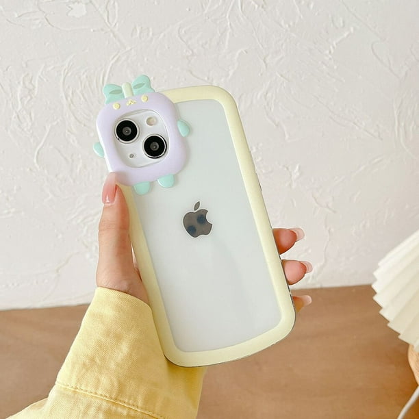 Funda de teléfono Monster para Iphone 14 Pro Max, Funda de silicona para Iphone 13 Pro Max 12 11 XR X Xs SE 2022 2020 7 8 Plus 6 6s Coque qiuyongming unisex