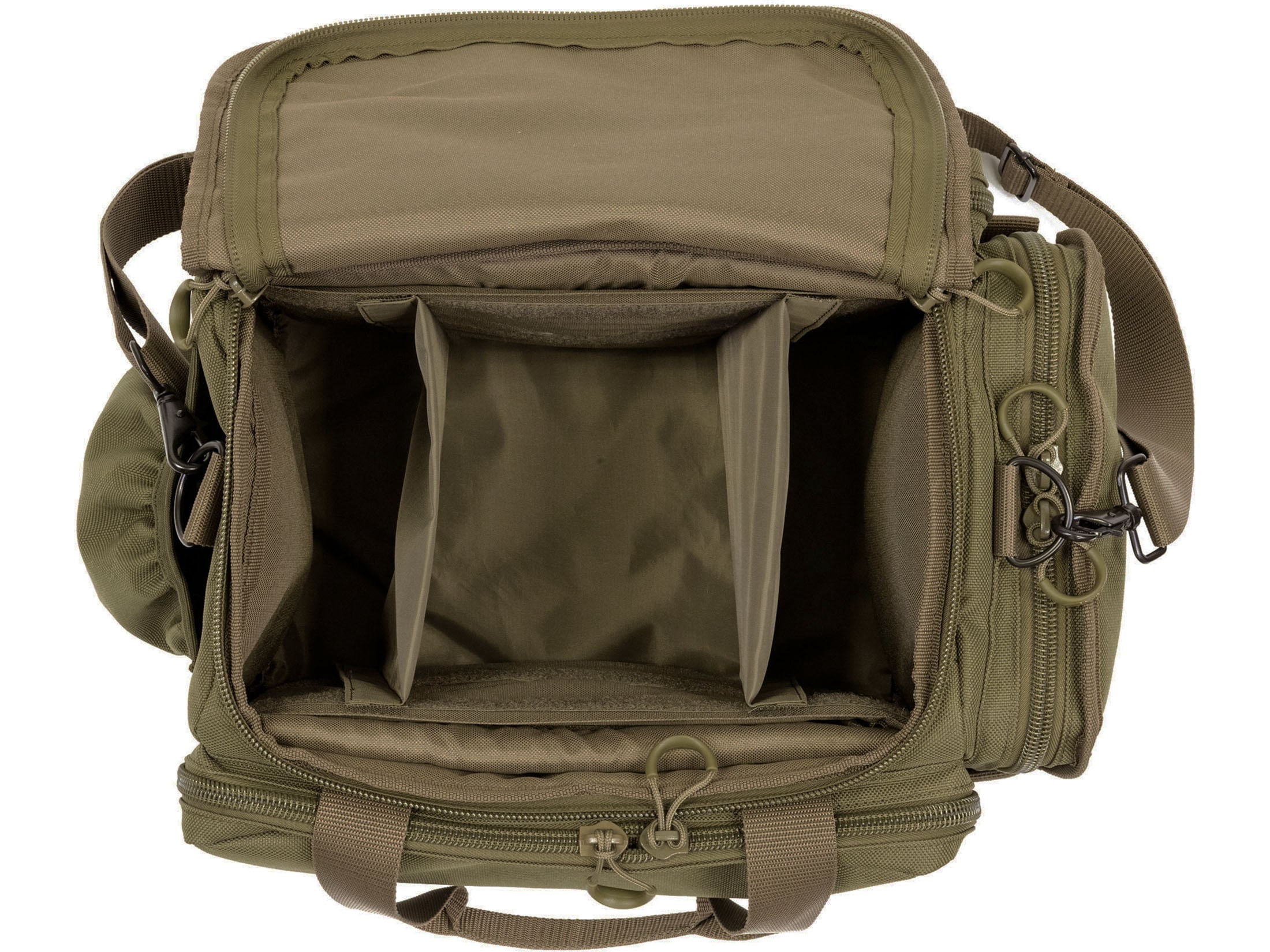 MidwayUSA Two Pistol Range Bag Olive Drab