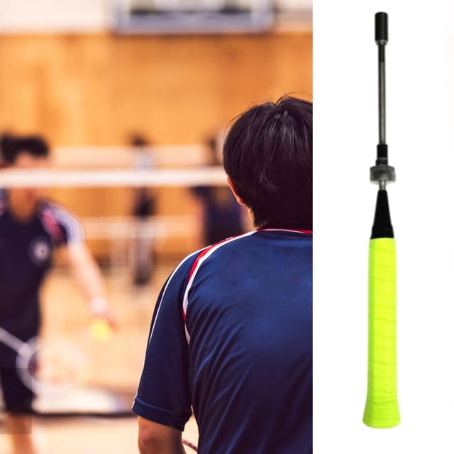 Entrenador de swing de raqueta de bádminton perfecl Verde