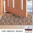 thumbnail image 3 of Red Ethnic Geometric Pattern Door Rugs,Washable Non Slip Door Mats Indoor,Decorative Door Mats,Entry Mat Indoor for Entrance,Bedroom,Kitchen,Bathroom,17"x30", 3 of 6