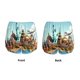 thumbnail image 3 of Balery Iconic Global Landmarks Pantalones cortos deportivos para mujer con forro y dos bolsillos, elásticos, para entrenamiento, gimnasio, yoga-Large, 3 of 7