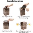 thumbnail image 5 of Solar Lantern, Hanging Solar Lanterns Outdoor Waterproof 1 Pack, Lantern Decorative Table Lantern for Patio Porch Yard Pathway, 5 of 5