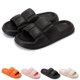 thumbnail image 1 of Pantuflas Luxtrada con forma de nube para mujer y hombre, sandalias de EVA de verano, antideslizantes, con punta abierta, suaves y acogedoras, para interior y exterior., 1 of 8