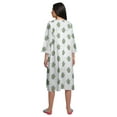 thumbnail image 4 of Moomaya Chemise de Nuit en Coton Imprimé pour Femmes, 4 of 6