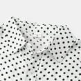thumbnail image 4 of Camisas De Vestir Para Hombre Manga Larga Camisa manga Turn Casual Down Print cuello masculino Wave Point camisa verano corto hombres camisas (White, L), 4 of 6