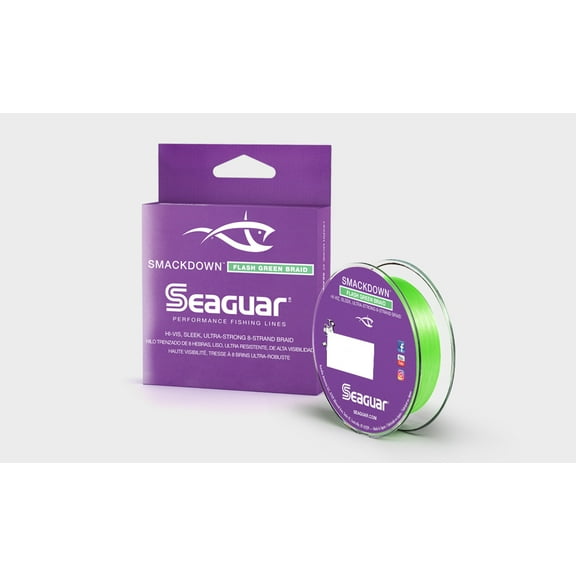 Seaguar Smackdown High Visibility Braided Line Flash Green 10lb 300yd