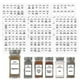 thumbnail image 1 of 216 Pcs Spice Printed Jar Labels, 1 of 1