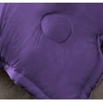 thumbnail image 5 of 600TC- 1 Piece Luxury Round Circle Design Comforter, 300 GSM All Season, 100% Egyptian Cotton - OverSized King Plus Size ( 120" x 128" ) Inches, 1Pc Comforter Only, (Solid Purple), 5 of 7
