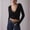 Black, variant on Womens Elegant Wrap Tops Long Sleeve Bolero Shrugs Crop Cardigan Soft Lightweight Yoga Ballet Cover up Tops Summer Fall Daily Pilates Running Outfits, Black 2XL
