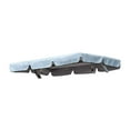 thumbnail image 3 of CarpNettore Canopy Replacement for Outdoor Swing, Durable Cover for Garden Hammock Furniture Blue, 3 of 9
