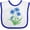 White and Royal, variant on Inktastic Cornflower Boys or Girls Baby Bib