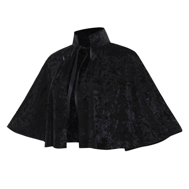 Elegant Short Cape For Women Dramatic Themed Events And Parties