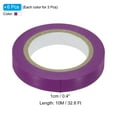thumbnail image 2 of Unique Bargains 32.8Ft Tennis Racket Badminton Racquet Grip Finishing Tapes, Purple/White 6 Pack, 2 of 5