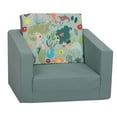thumbnail image 1 of Delsit Kids Couch for Toddlers - 2 in 1 Convertible Foam Armchair to Lounger, Comfy Flip Out Lounge Chair, Sofa for Children, Made in Europe, 1 of 4