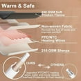 thumbnail image 5 of Ataucjin Heated Blanket Electric Throw,Heated Throw Electric Blanket,Soft Flannel & Sherpa Waffle Heating Blanket With 5 Heating Levels & 4 Hours Auto Off,Machine Washable For Couch Home Office, 5 of 8