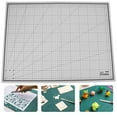 thumbnail image 4 of Portable Folding A2 Self Healing Cutting Mat Grid Line Paper Leather Fabric Crafts Carving PadGray, 4 of 8