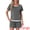 Dark Gray, variant on DARING DIVA Women's Pajama Set with Built-in Bra and Shorts Comfy Lounge Set M Beige
