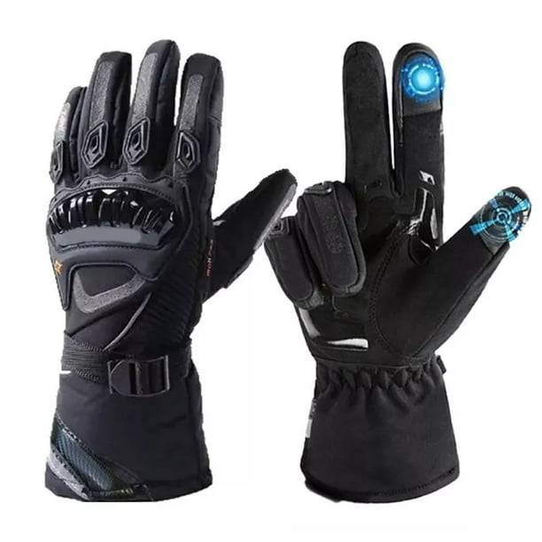 Guantes para pantalla táctil, guantes para motocicleta, guantes duros para montar en moto con pantalla táctil, guantes para montar, eficiencia óptima Jadeshay A