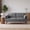 Gray, variant on 64" Modern Chenille Loveseat Sofa, 2-Seater Upholstered Couch with Solid Wood Legs for Living Room, Gray