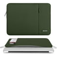 thumbnail image 2 of Mosiso Polyester Vertical Style Water Repellent Laptop Sleeve Case Bag Cover with Pocket for 15-15.6 inch Notebook, MacBook Pro 16 inch M4 M3 M2 M1 2024-2019, Army Green, 2 of 5