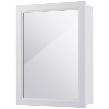 Gymax Bathroom Mirror Cabinet Wall Mounted Kitchen Medicine Gymax Bathroom Mirror Cabinet Wall