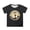 Z1-Black241, variant on Tween Boys Back To School Tshirt O Neck Tie Dye Apple Print Lightweight 100Th Day Tee