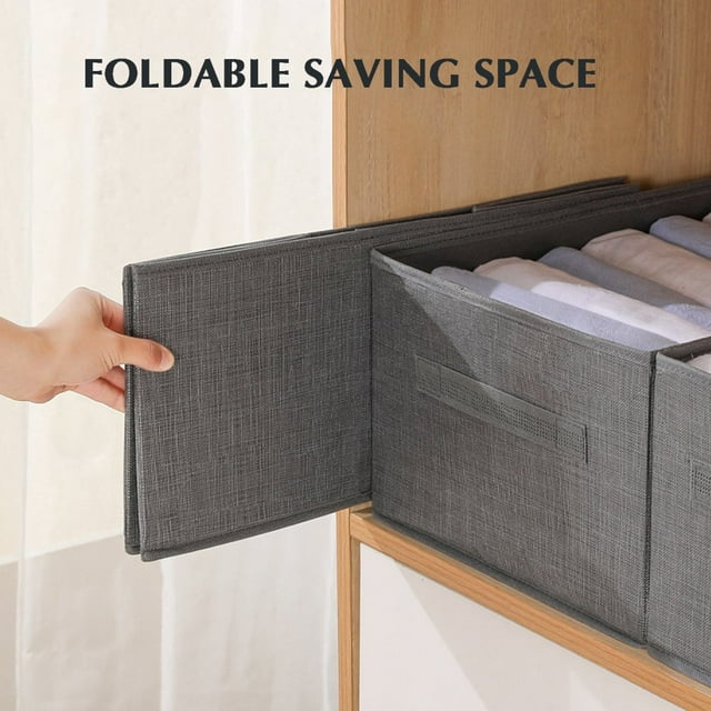 Boîte en Tissu d'Organisation Robuste pour Ranger les Cravates Lingerie