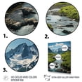 thumbnail image 3 of Designart "Alaska horizon II" Landscapes Floater Framed Canvas Wall Art, 3 of 7