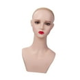 thumbnail image 4 of STARTIST Female Bald Mannequin Head Toupee Holder for Toupee Making and Display Cap Glass, 4 of 9