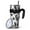 Halloween Black Ghosts-1, variant on 40oz Tumbler,Halloween Black Pumpkin Faces Insulated Tumblers with Removable Handle,Stainless Steel Double Vacuum Coffee Tumbler Cup with Straw for Home,Office,Travel,Party