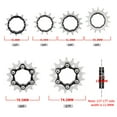 thumbnail image 4 of Aluminum Alloy Mountain Bike Bicycle  Freewheel 13/14/15/16/17/18/19/20/21/22t Single Speed Gear Bike Sprocket Cassette Cog, 4 of 9