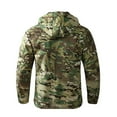 thumbnail image 4 of Wutalume Men's Jacket Suit with Workwear Design, Wear Resistant Camouflage and Hooded Training Suit for Mountaineering and Outdoor Adventures,Yellow 3XL, 4 of 6