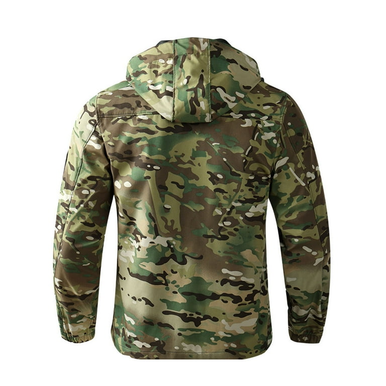 Havenx Men's Tactical Jacket and Pants Set Camo Print Military