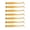 C004- Gold, variant on Artificial Fishing Bait, 7-Pack Amber Bicolor Soft Plastic Swimbait, 3.5In 4G Under-Tongue Soft Bass Bait, Lifelike Trout and Saltwater Fishing Lure, Sinking Soft Bait Set