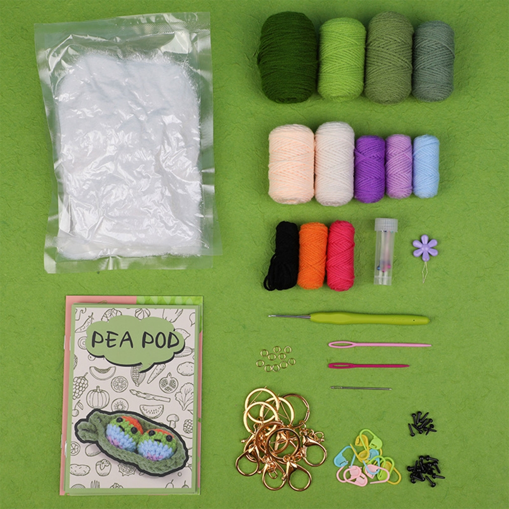 ZPAQI DIY Crochet Starter Kits, with Yarn, Crochet Hooks, Needle