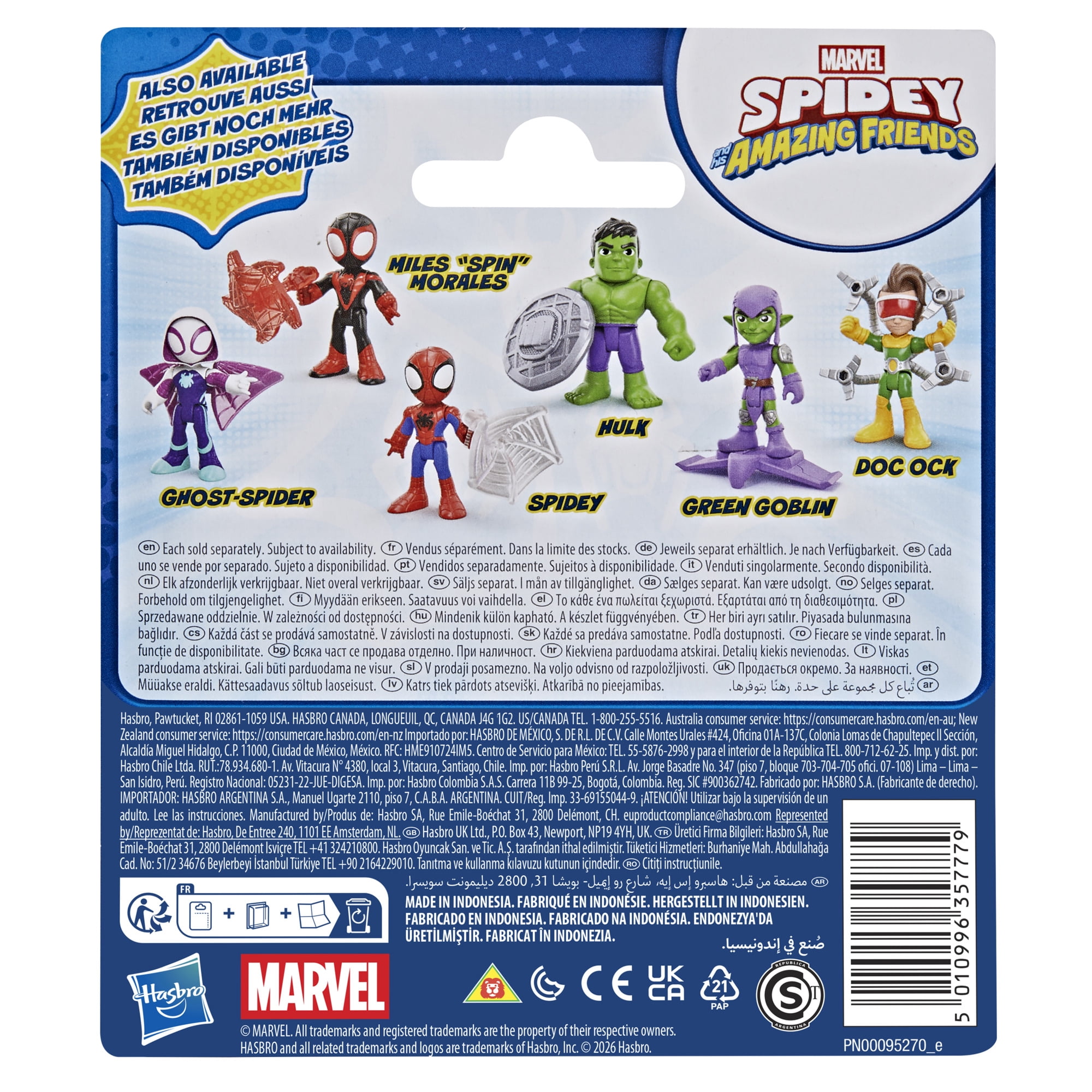 Marvel Spidey and His Amazing Friends Spidey Toy with Accessory, Ages 3+