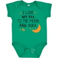 thumbnail image 3 of Inktastic I Love My Tia to the Moon and Back Boys or Girls Baby Bodysuit, 3 of 5