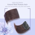 thumbnail image 3 of Extensions de Cheveux & Accessoires Économies! Bradem Coussin de Cheveux Réel Mode Perruque Frange Couverture Chauve Résistant à la Chaleur Anti-Cheveux Réels, 1 Coussin de Cheveux, 3 of 7
