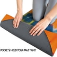 thumbnail image 3 of Colorful Rainbow Tie Dye Spiral Pattern Hot Yoga Mat Towel Non Slip for Hot Yoga - Quick-Drying Yoga Mat Cover with 4 Corner Pockets with Travel Bag - Hot Yoga Towel Non Slip 74"x26", 3 of 6