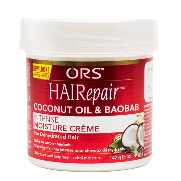 ORS - HAIRepair COCONUT OIL AND BAOBAB INTENSE MOISTURE CRÈME 5 Oz. * BEAUTY TALK LA *