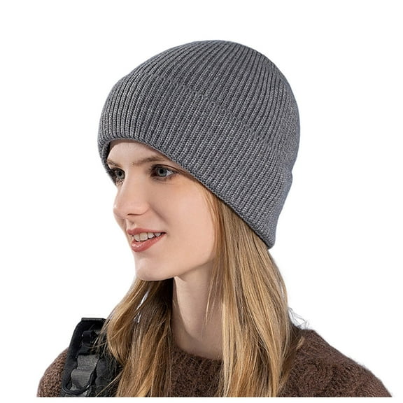 Women Thick Winter Hats Warm Sock Hats Knitted Hats Big Head
