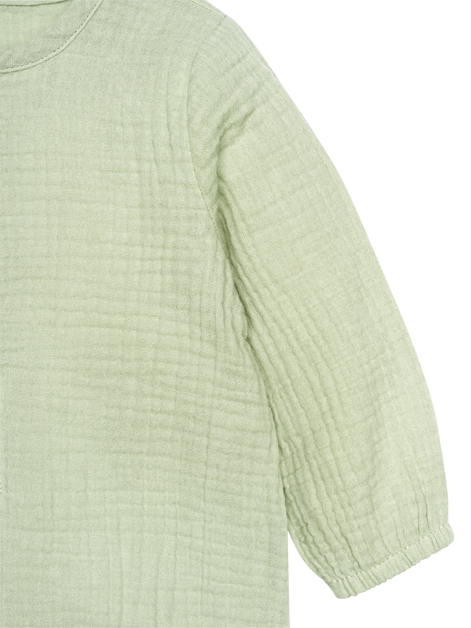 Modern Moments by Gerber Baby Boy Gauze Romper, Sizes 0/3M-24M